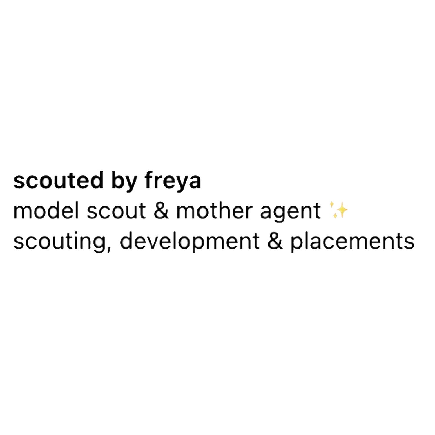 Logo of SCOUTED BY FREYA